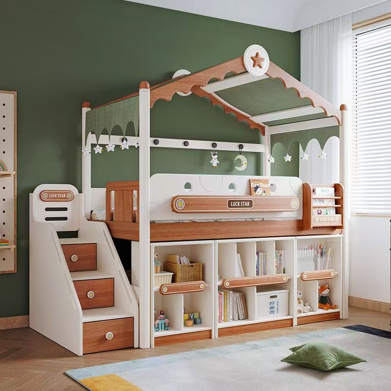 #@Factory OEM/ODM Wooden Bunk  - Bunk Bed With Stairs And Slide review and price