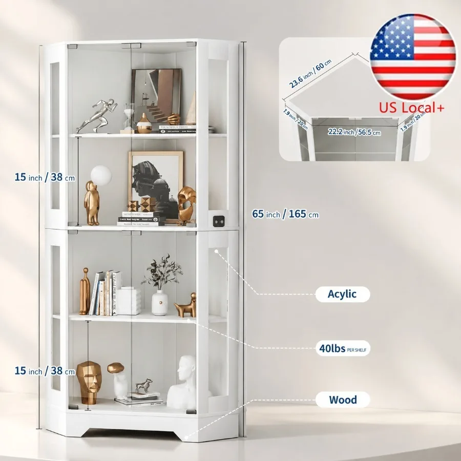 65 White Corner Collectible Cu - Storage review and price