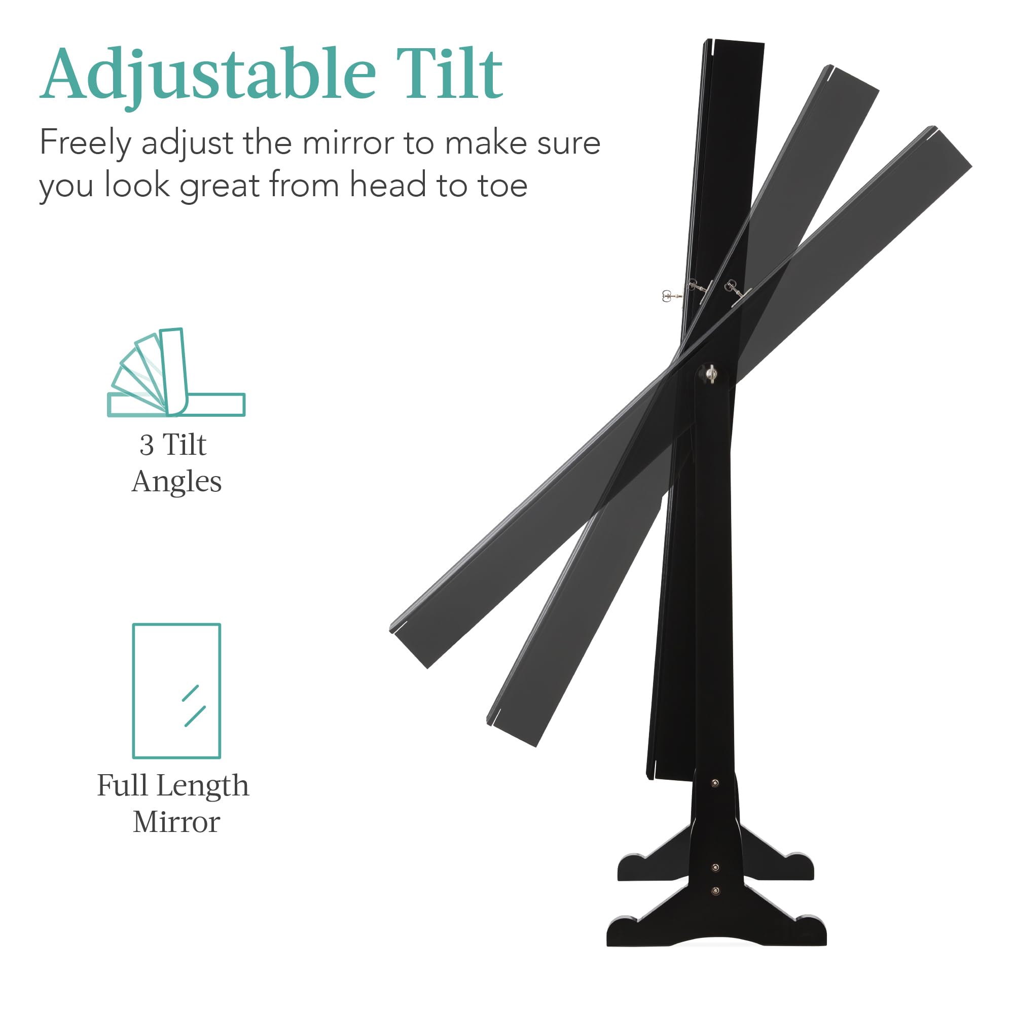 Freestanding Jewelry Armoire C - Full Length Mirror Jewelry Armoire review and price